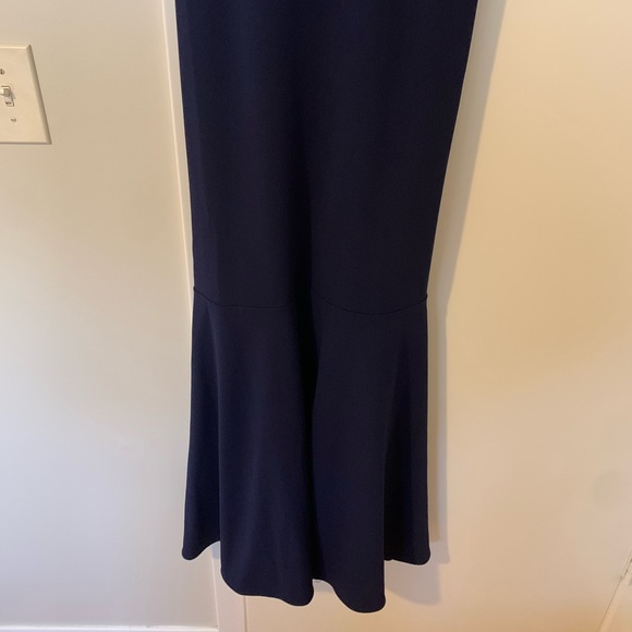 Anthropologie BHLDN Navy Blue Dara Off the Shoulder Maxi Dress - Picture 5 of 9